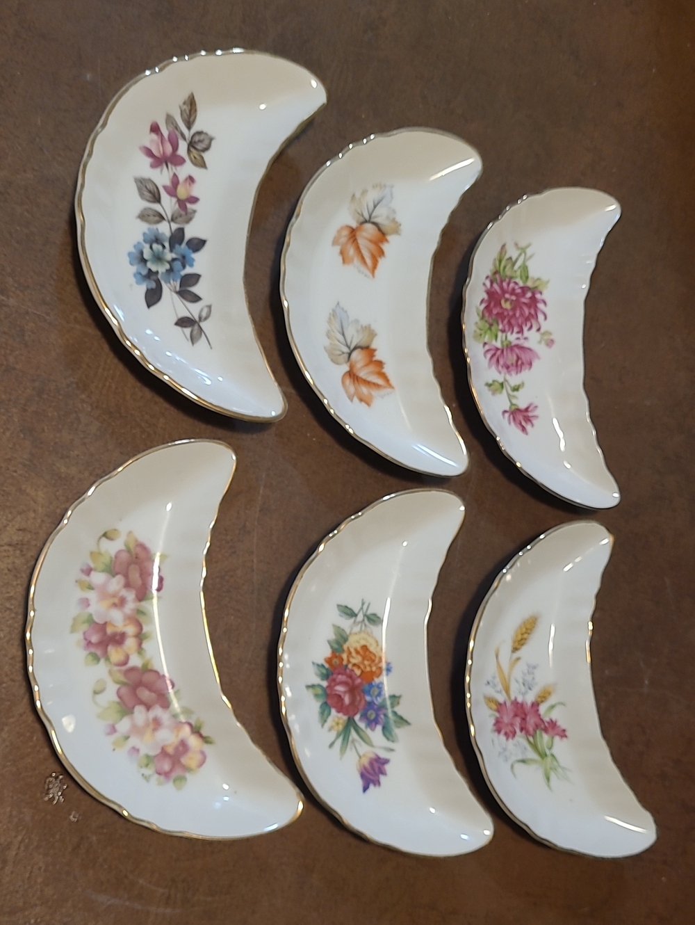 intage Chadwick Tea Salad Appetizer Bone China Plates • Set of 6: Made in Japan